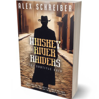 3D view of Cocoa Brown #15344 - Premade Action & Adventure Book Cover