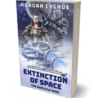 Tablet view of Blue Haze #15444 - Premade Science Fiction Book Cover