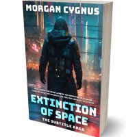 3D view of Outer Space #15476 - Premade Science Fiction Book Cover | BookCoverZone