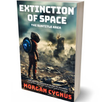 3D view of Outer Space #15482 - Premade Apocalyptica Book Cover