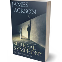 Tablet view of Oxford Blue #15520 - Premade Abstract Book Cover