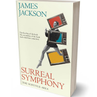 Tablet view of Coconut Cream #15521 - Premade Abstract Book Cover