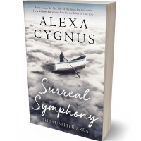 Tablet view of Quill Gray #15533 - Premade Abstract Book Cover