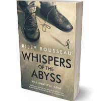 Tablet view of Heathered Gray #15544 - Premade Abstract Book Cover