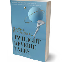 Tablet view of Hippie Blue #15585 - Premade Abstract Book Cover