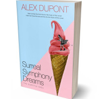 Tablet view of Periwinkle Gray #15600 - Premade Abstract Book Cover