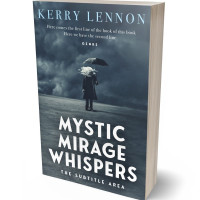 Tablet view of River Bed #15645 - Premade Abstract Book Cover