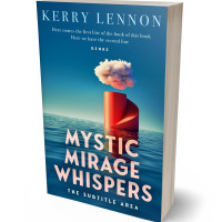 Tablet view of Chathams Blue #15646 - Premade Abstract Book Cover