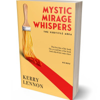 Tablet view of Goldenrod #15647 - Premade Abstract Book Cover