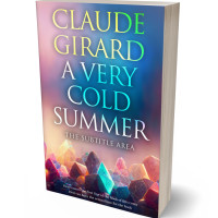 3D view of Premade Fantasy Book Cover - Blue Bayoux