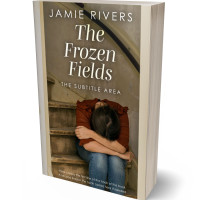 3D view of Premade Literary Fiction Book Cover - Tobacco Brown