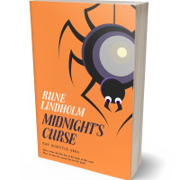 3D view of Premade Children's Book Cover - Neon Carrot