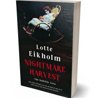 3D view of Premade Horror Book Cover - Woodsmoke