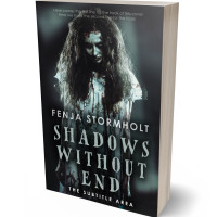 3D view of Premade Horror Book Cover - Shark