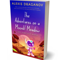 3D view of Vivid Violet #16377 - Premade Science Fiction Book Cover