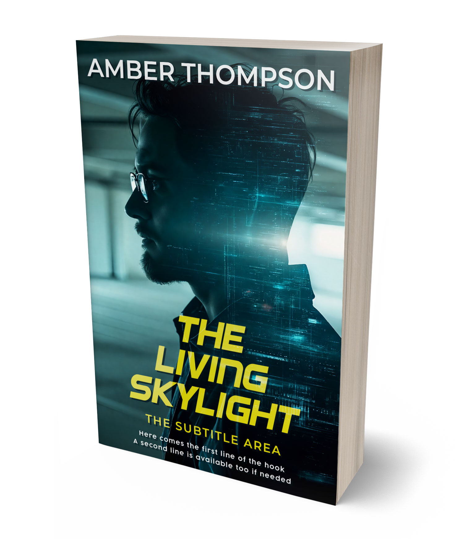 3D view of Premade Action & Adventure Book Cover - Firefly #16741 | BookCoverZone
