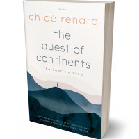 Tablet view of Blue Dianne #17122 - Premade Abstract Book Cover