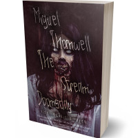 3D view of Cocoa Brown #17423 - Premade Horror Book Cover