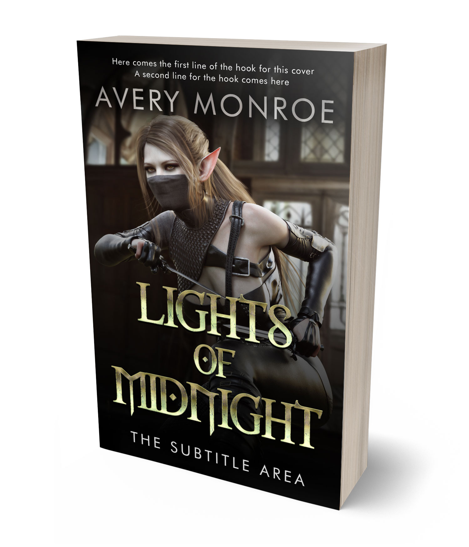 3D view of Zeus #17637 - Premade Fantasy Book Cover | BookCoverZone*