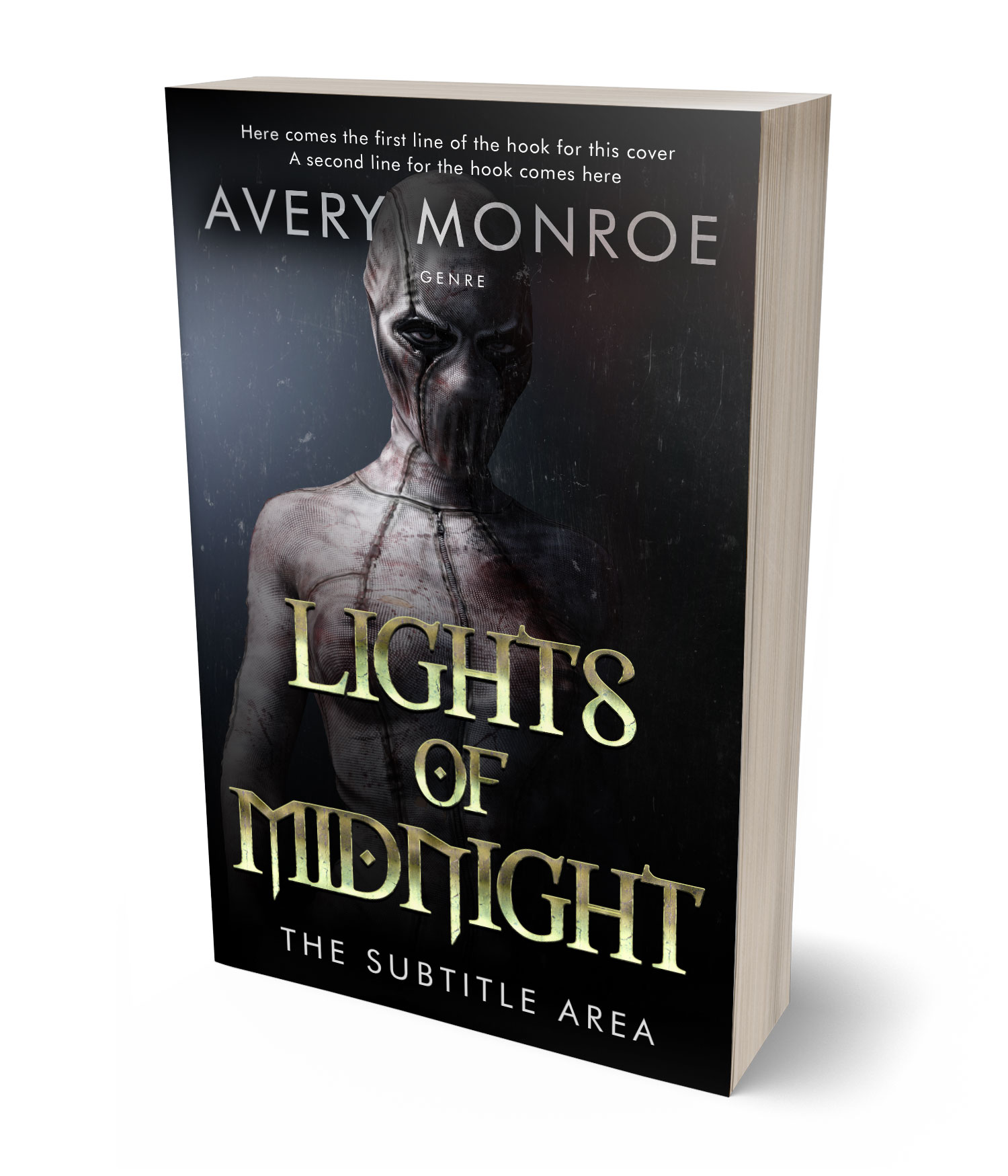 3D view of Woodsmoke #17641 - Premade Mystery & Thriller & Suspense Book Cover | BookCoverZone*