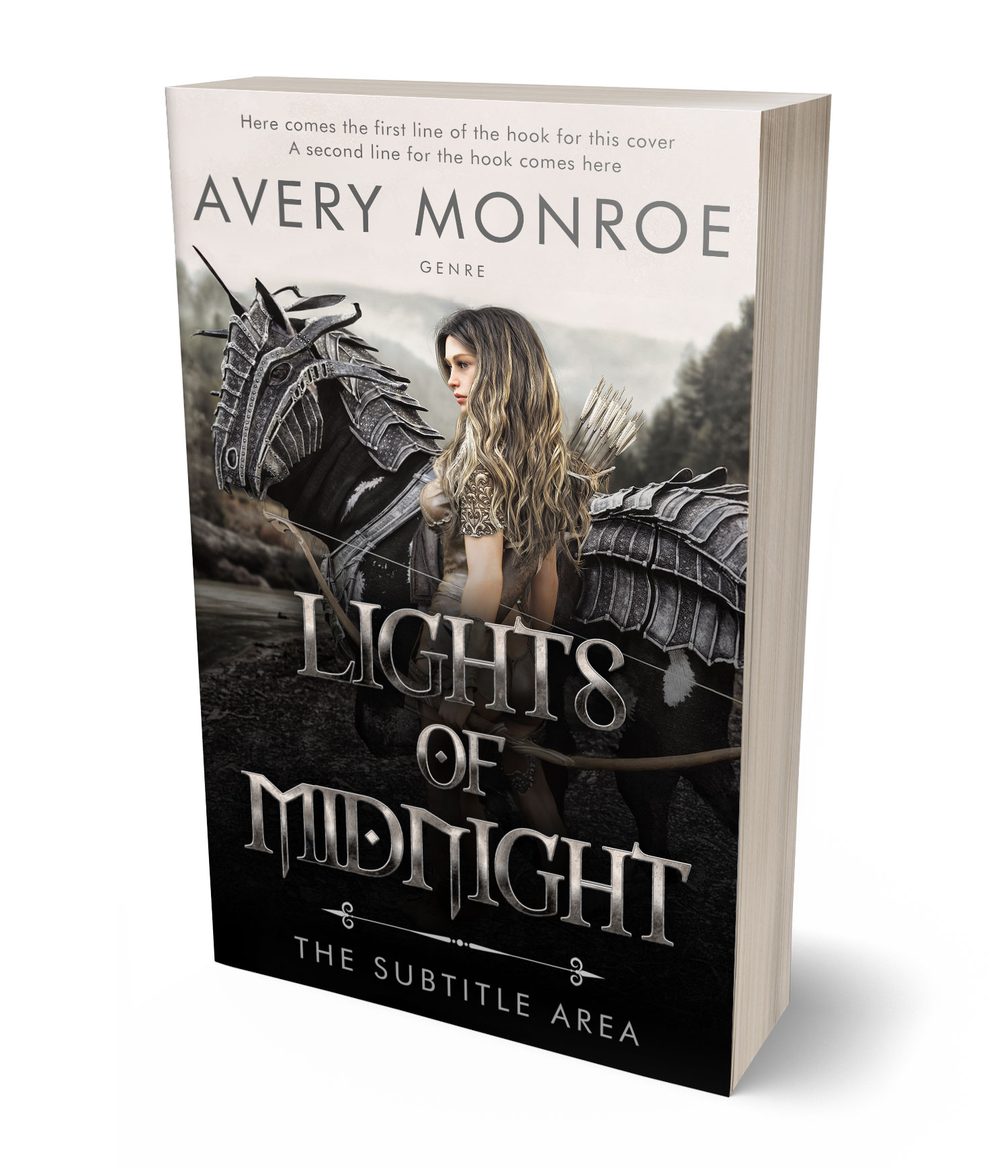 3D view of Westar #17642 - Premade Fantasy Book Cover | BookCoverZone*