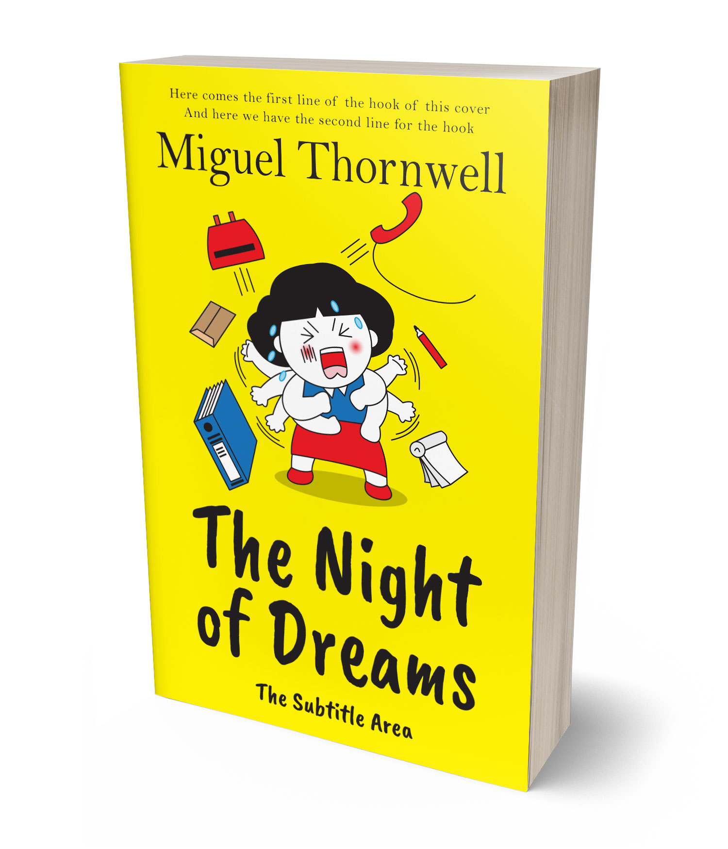 3D view of Charade #17652 - Premade Chick Lit Book Cover | BookCoverZone*