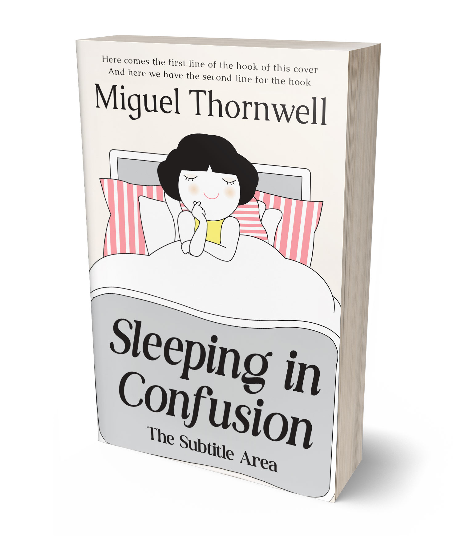 3D view of Ebb #17654 - Premade Children's Book Cover | BookCoverZone*