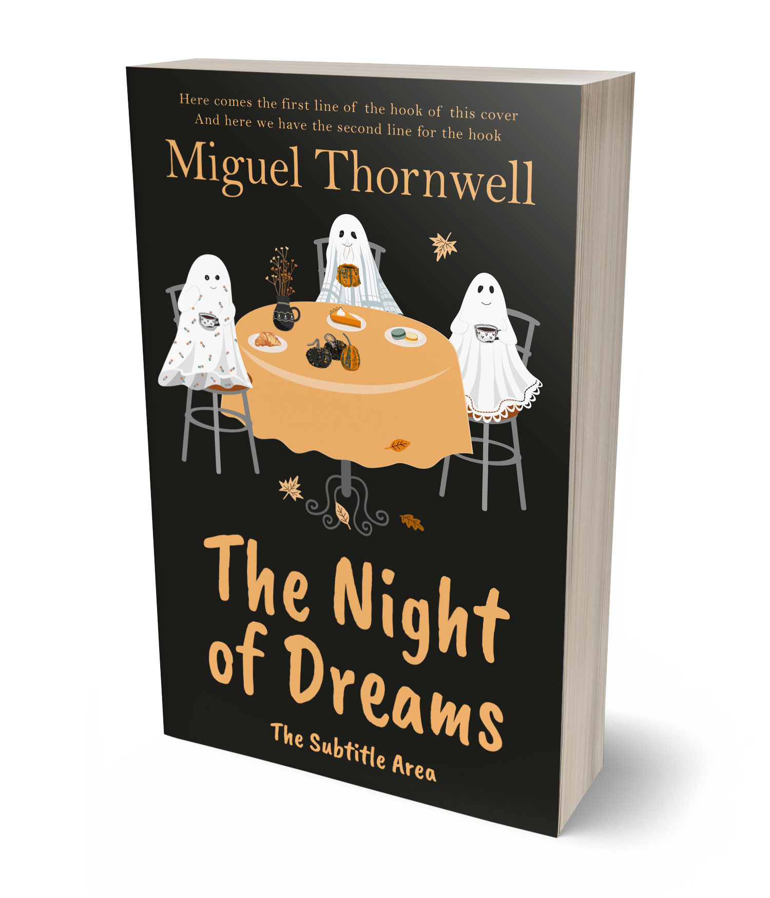 3D view of Premade Children's Book Cover - Tacao