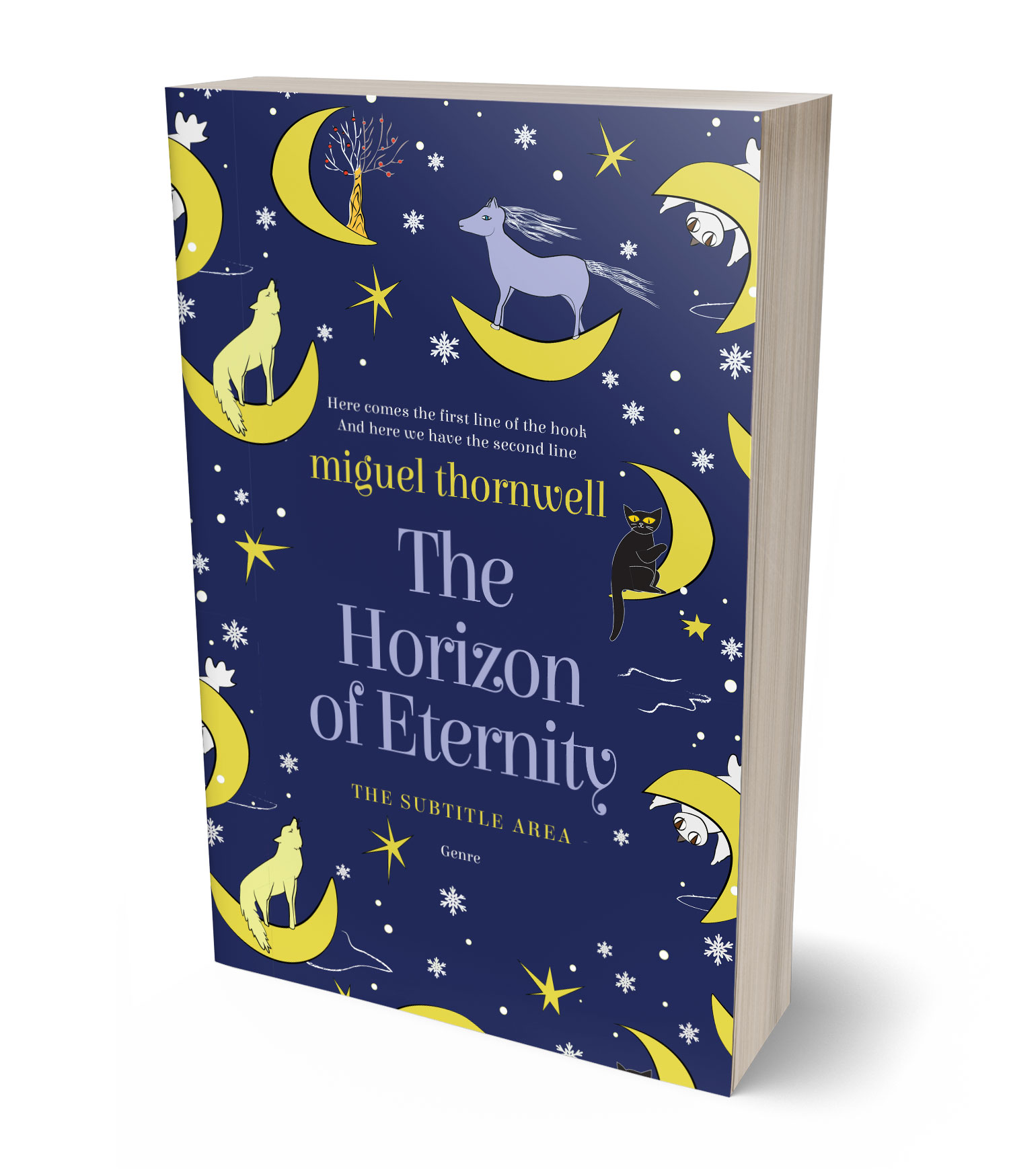 3D view of Premade Children's Book Cover - Cloud Burst