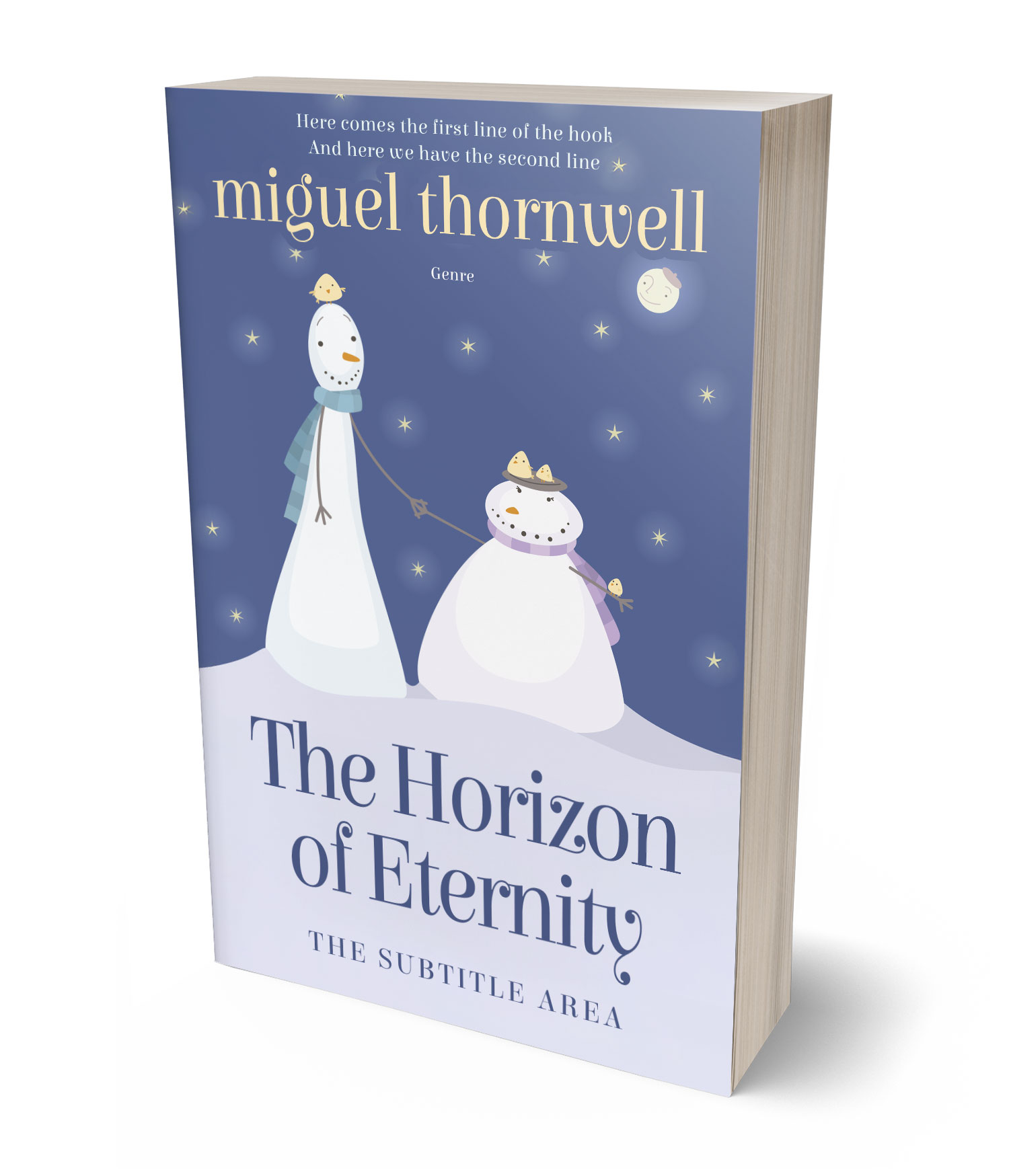 3D view of Premade Children's Book Cover - Snuff