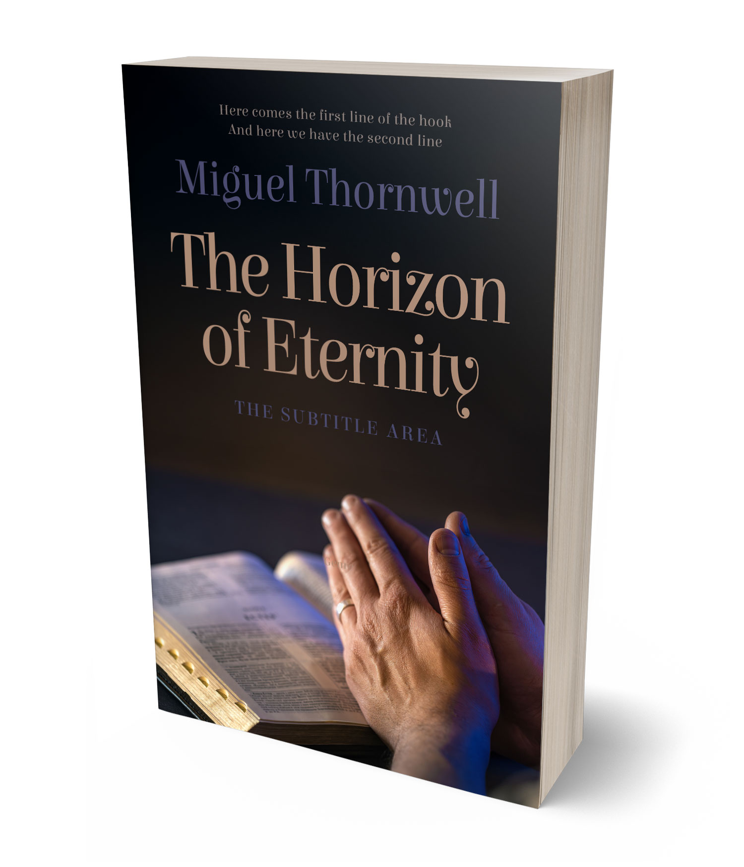 3D view of Premade Religion & Spirituality Book Cover - Baltic Sea