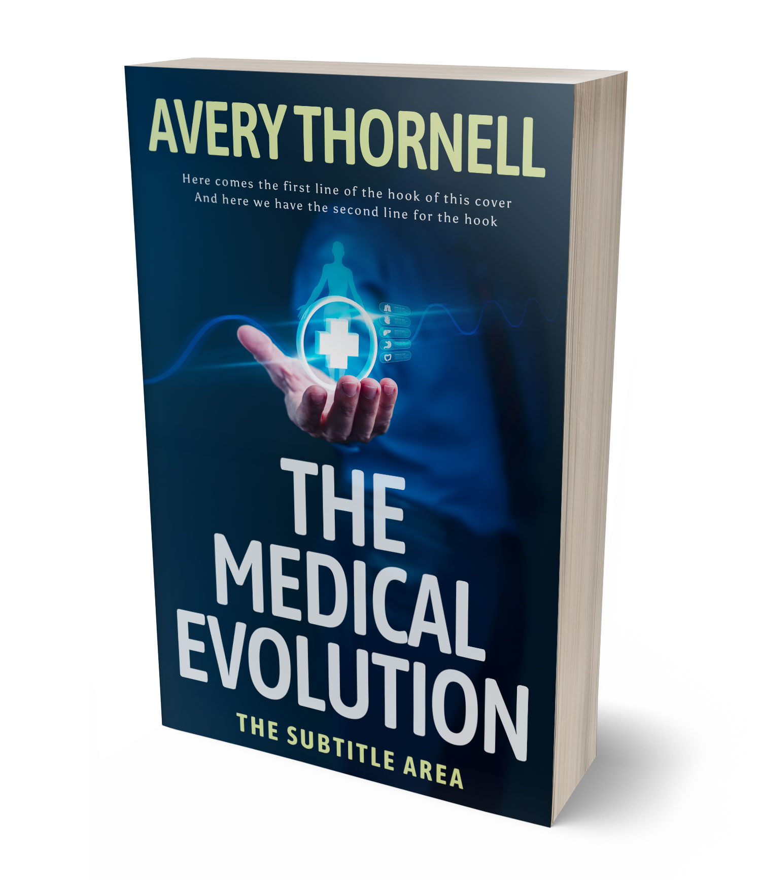 3D view of Custom & Premade Science & Nature Book Cover - Deep Cove #17732 | BookCoverZone*