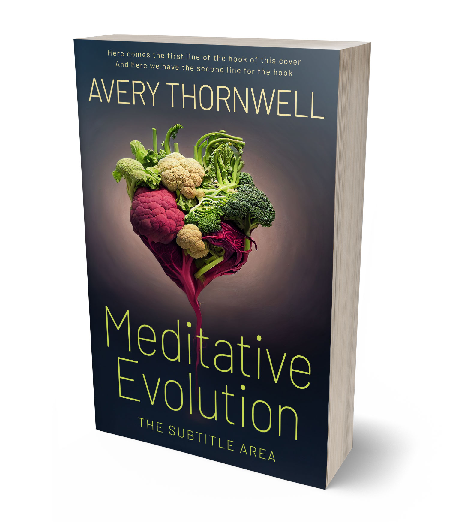 3D view of Custom & Premade Health & Mind & Body Book Cover - Charade #17745 | BookCoverZone*