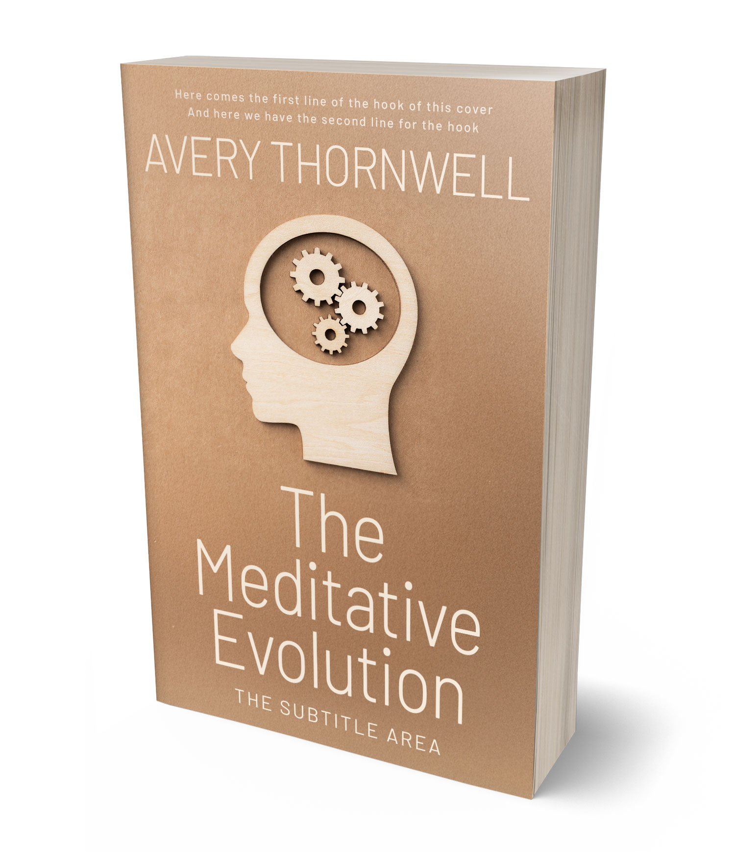 3D view of Custom & Premade Health & Mind & Body Book Cover - Muddy Waters #17752 | BookCoverZone*