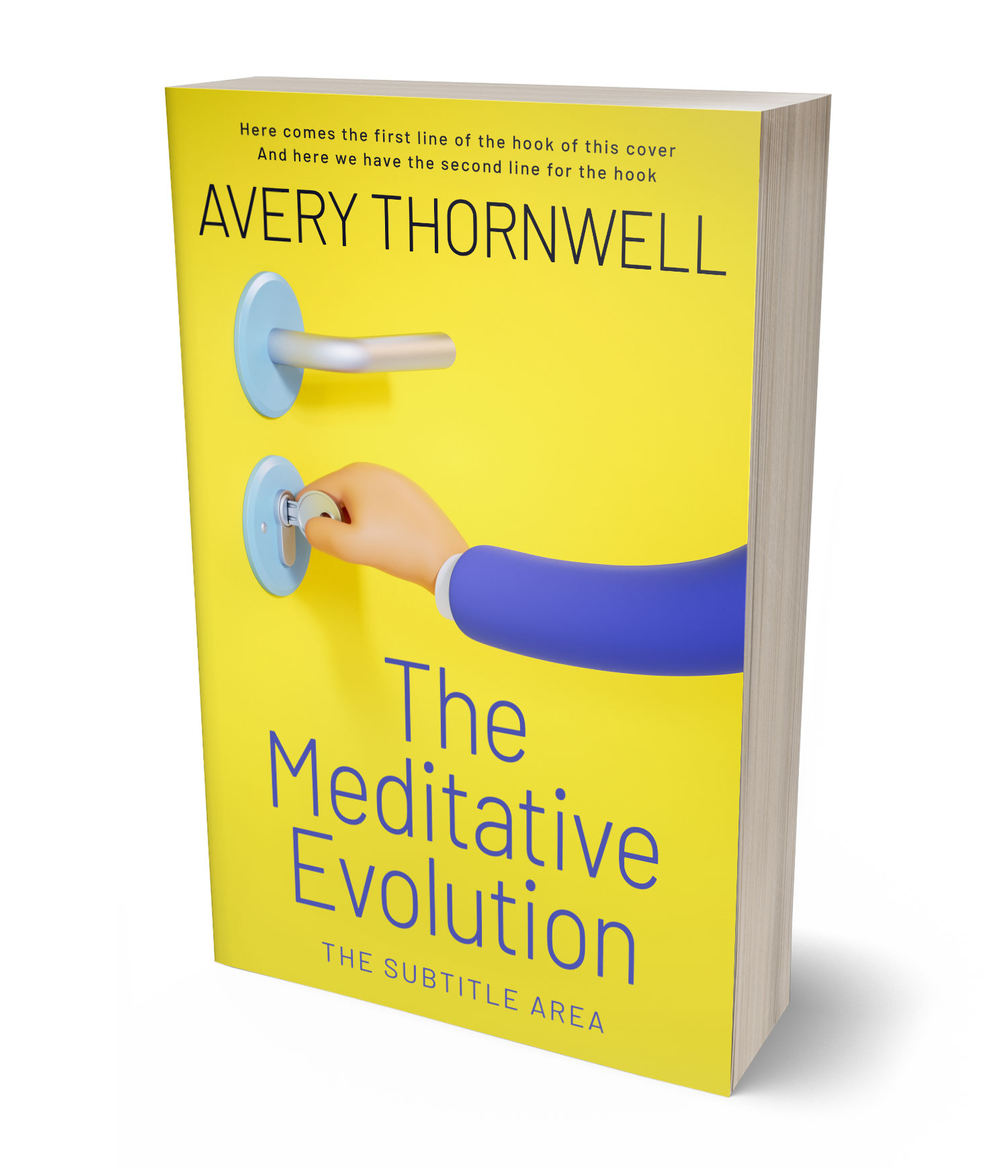 3D view of Custom & Premade Mystery & Thriller & Suspense Book Cover - Golden Dream #17754 | BookCoverZone*