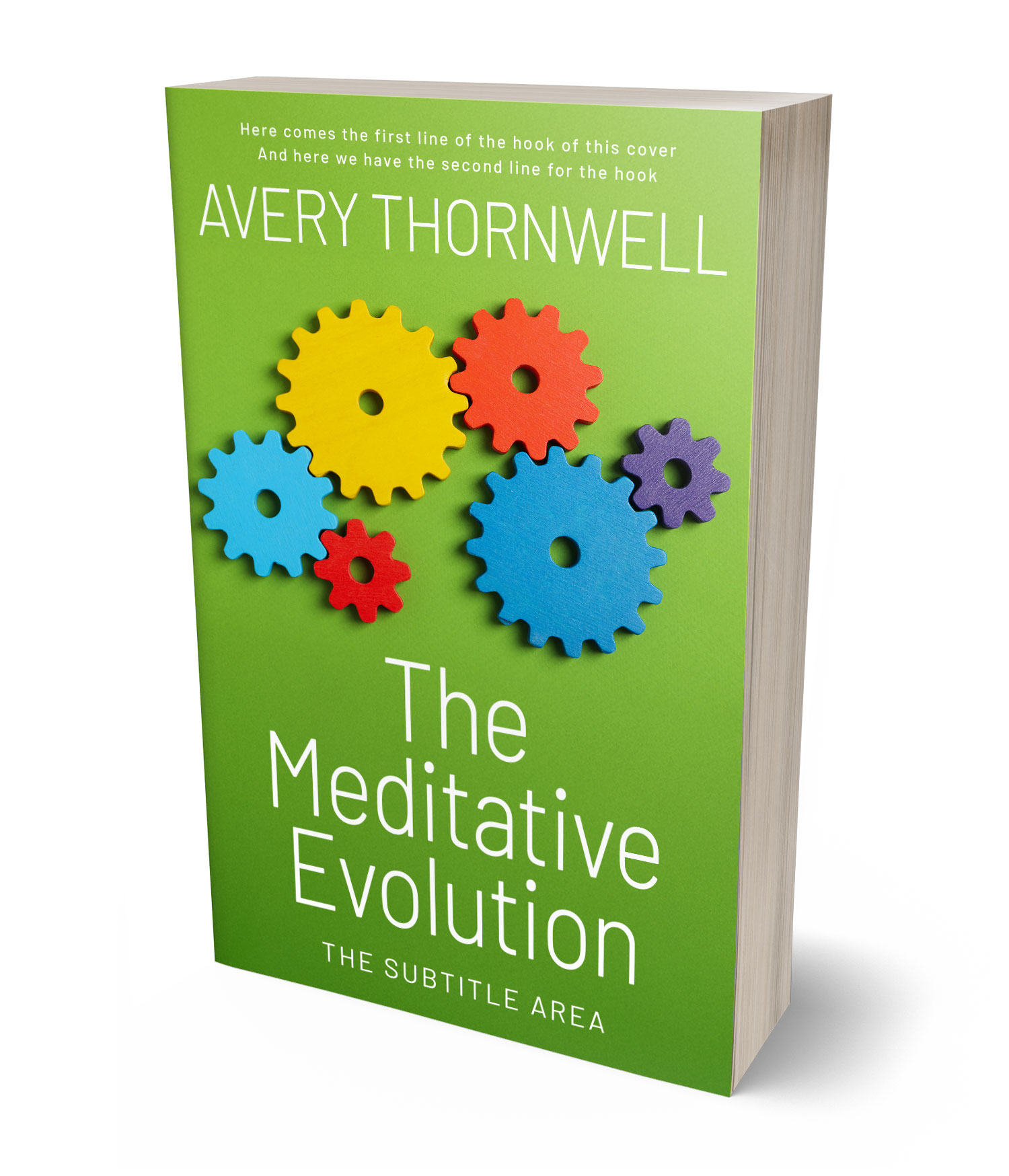 3D view of Custom & Premade Business Book Cover - Sushi #17755 | BookCoverZone*