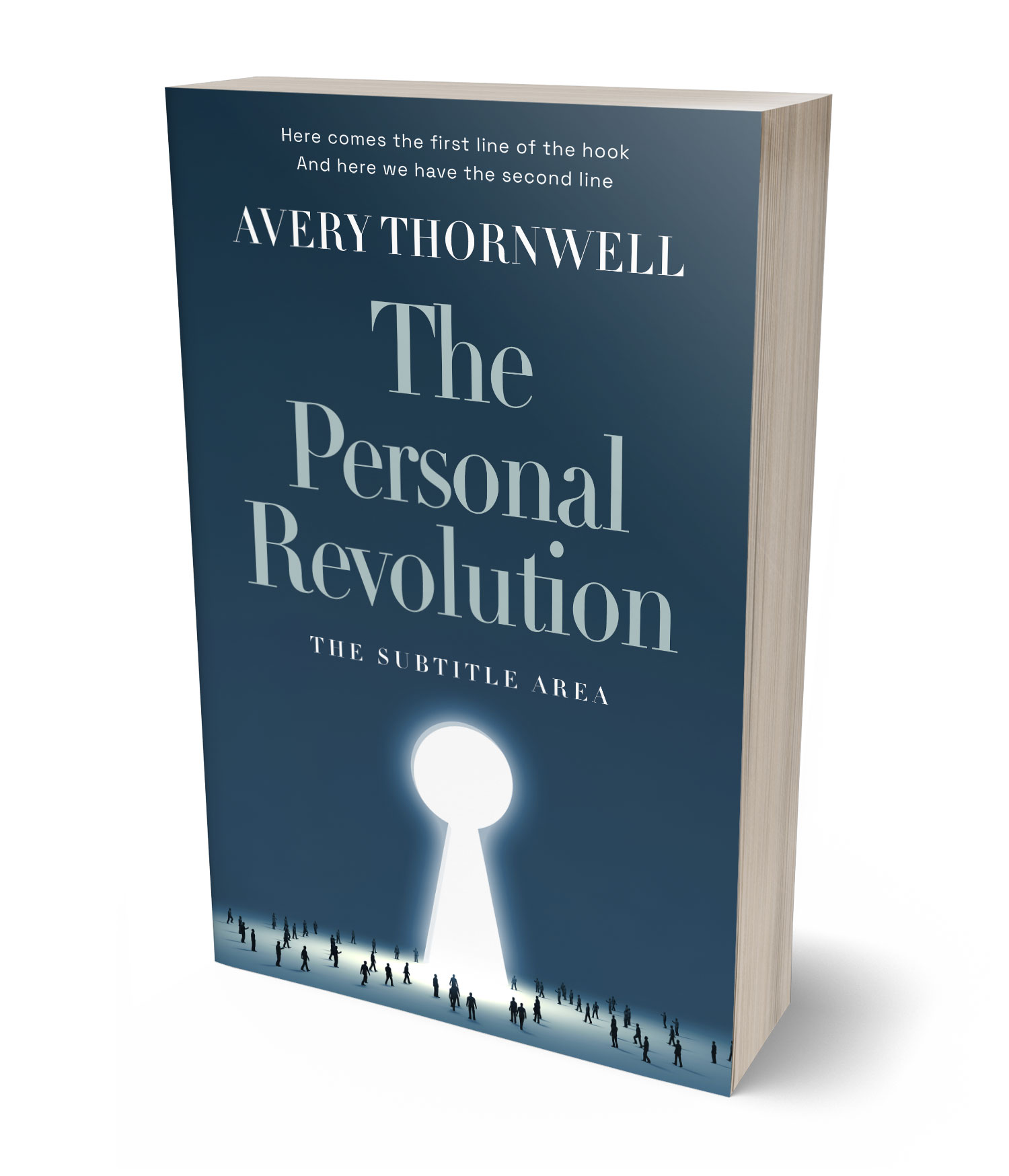 3D view of Custom & Premade Mystery & Thriller & Suspense Book Cover - Blue Dianne #17782 | BookCoverZone*