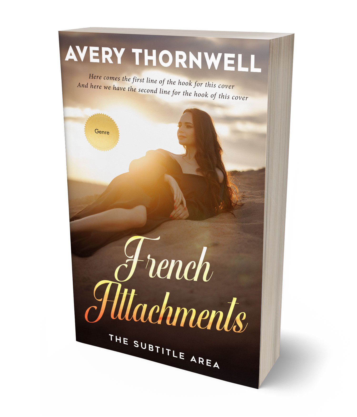 3D view of Custom & Premade Romance Book Cover - Spicy Mix #17802 | BookCoverZone*