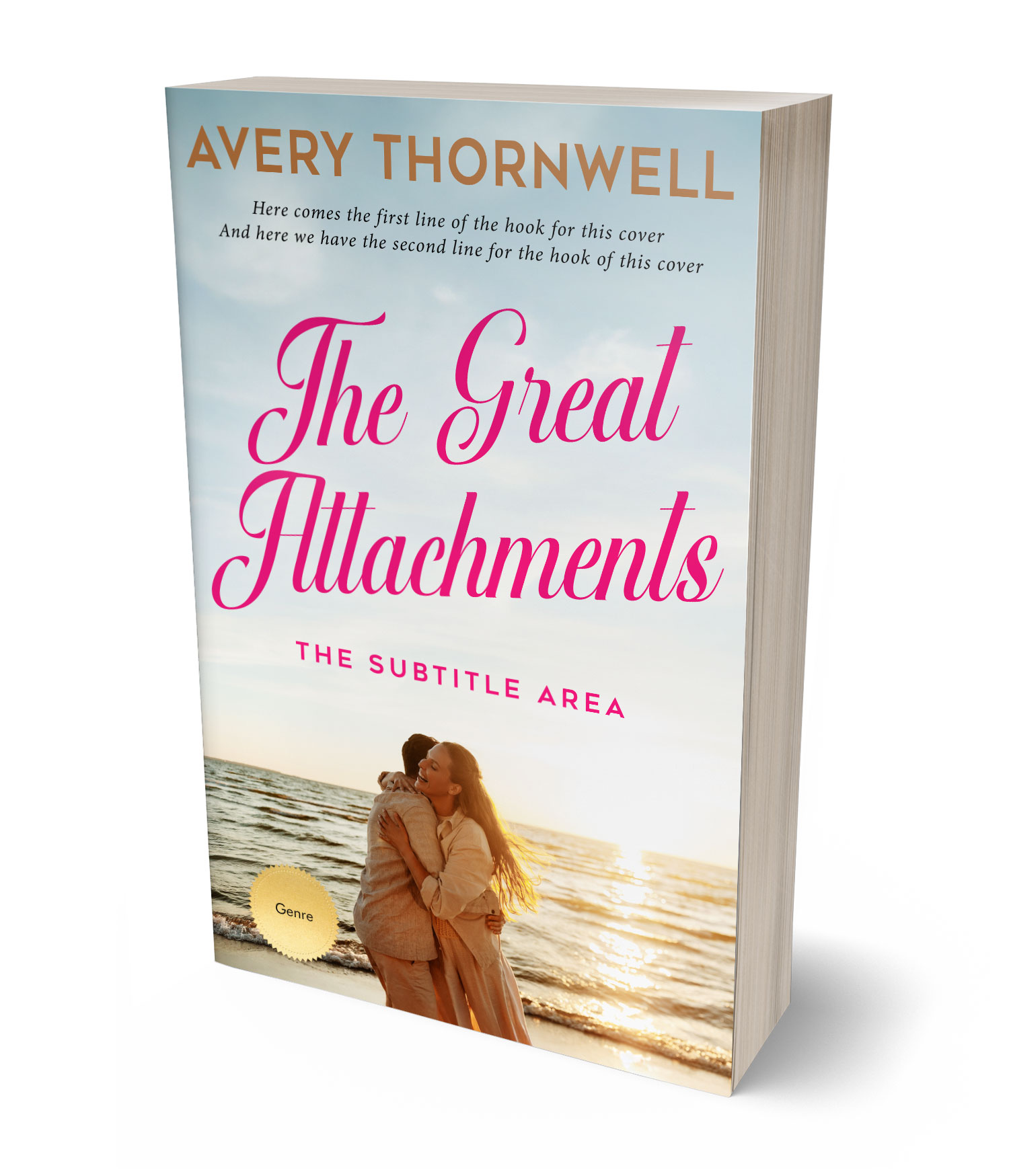 3D view of Custom & Premade Romance Book Cover - Gray Nurse #17805 | BookCoverZone*