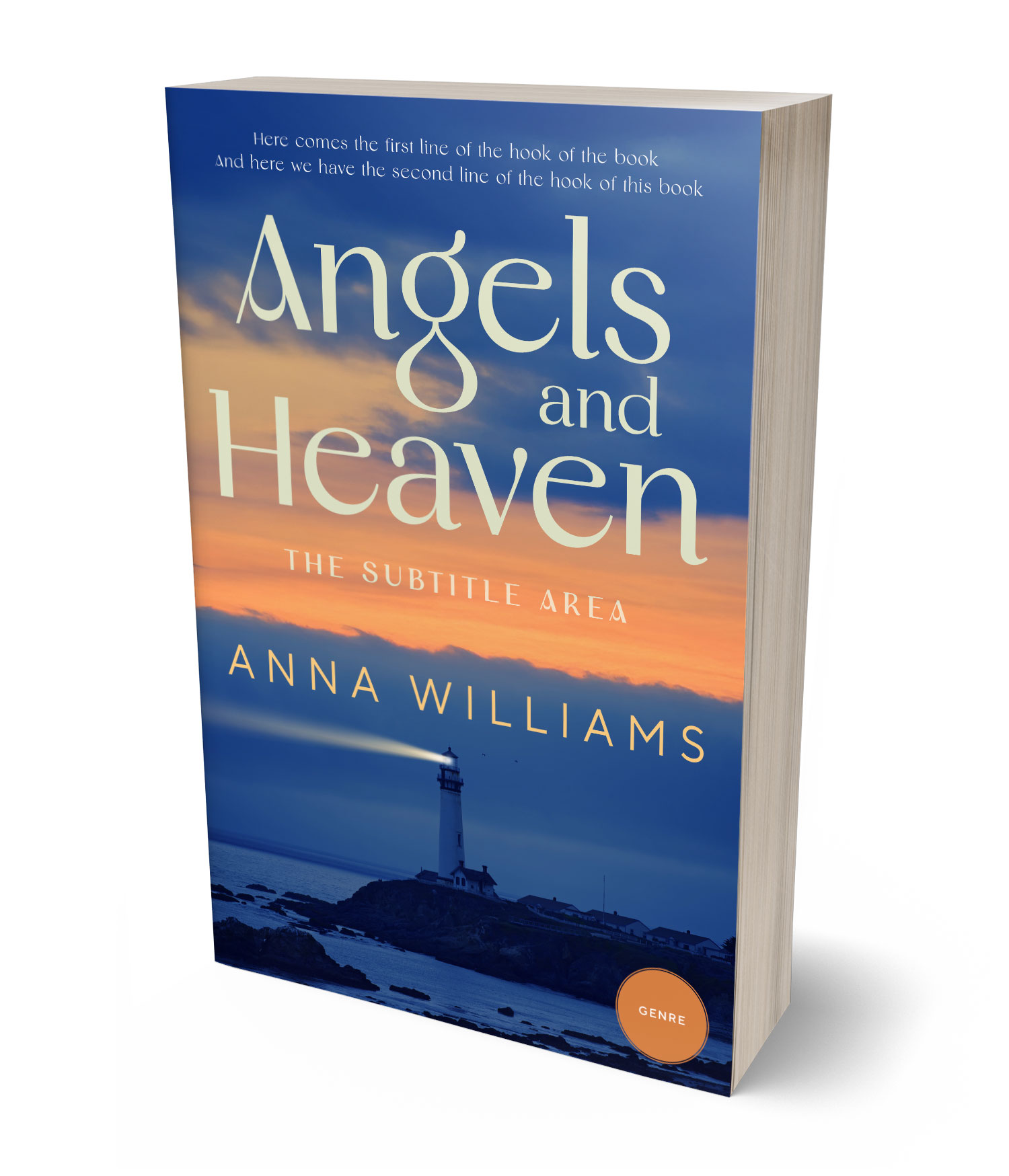 3D view of Custom & Premade Paranormal & Urban Book Cover - Chambray #17808 | BookCoverZone*