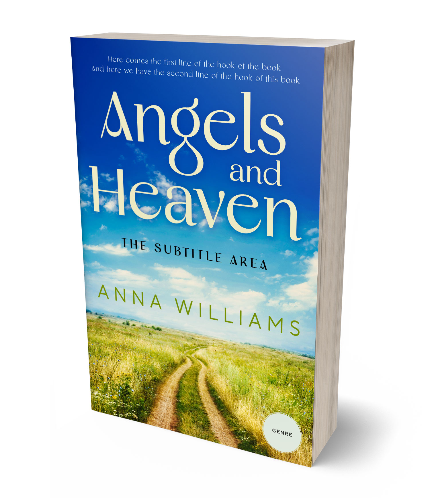 3D view of Custom & Premade Nature Book Cover - Sapling #17809 | BookCoverZone*