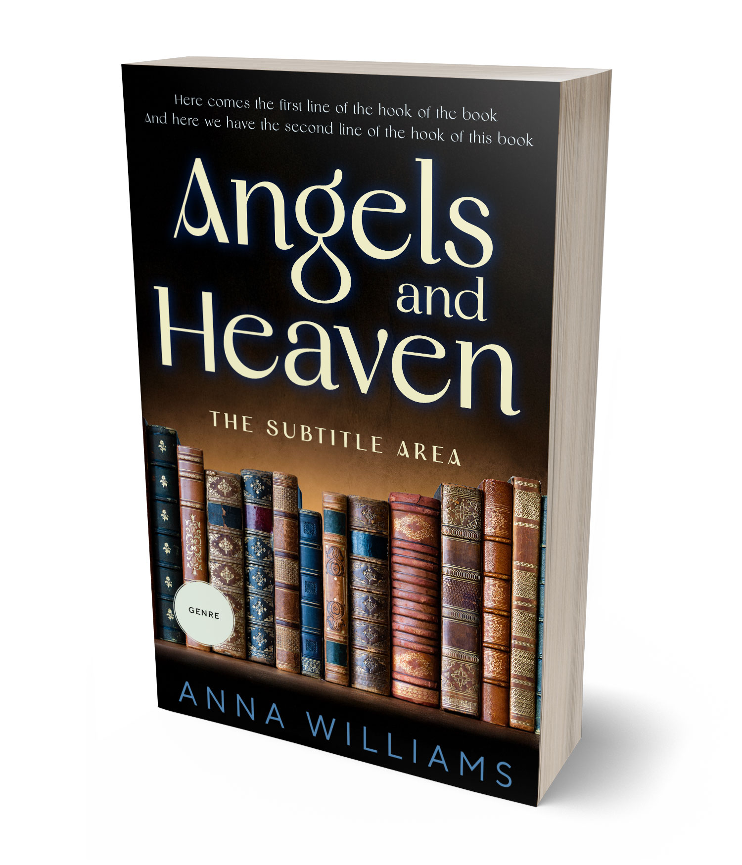 3D view of Custom & Premade Religion & Spirituality Book Cover - Rodeo Dust #17810 | BookCoverZone*