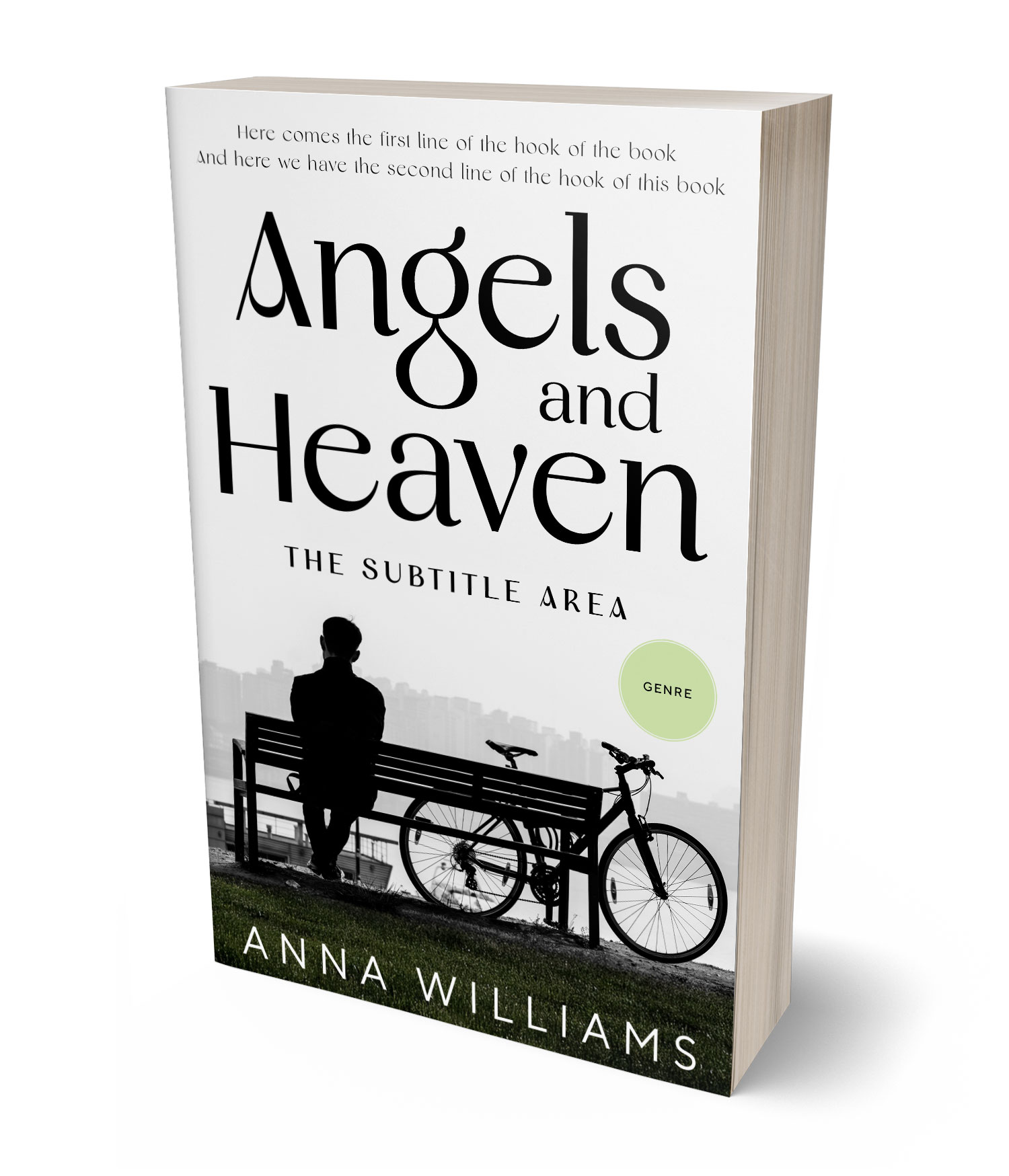 3D view of Custom & Premade Literary Fiction Book Cover - Desert Storm #17811 | BookCoverZone*