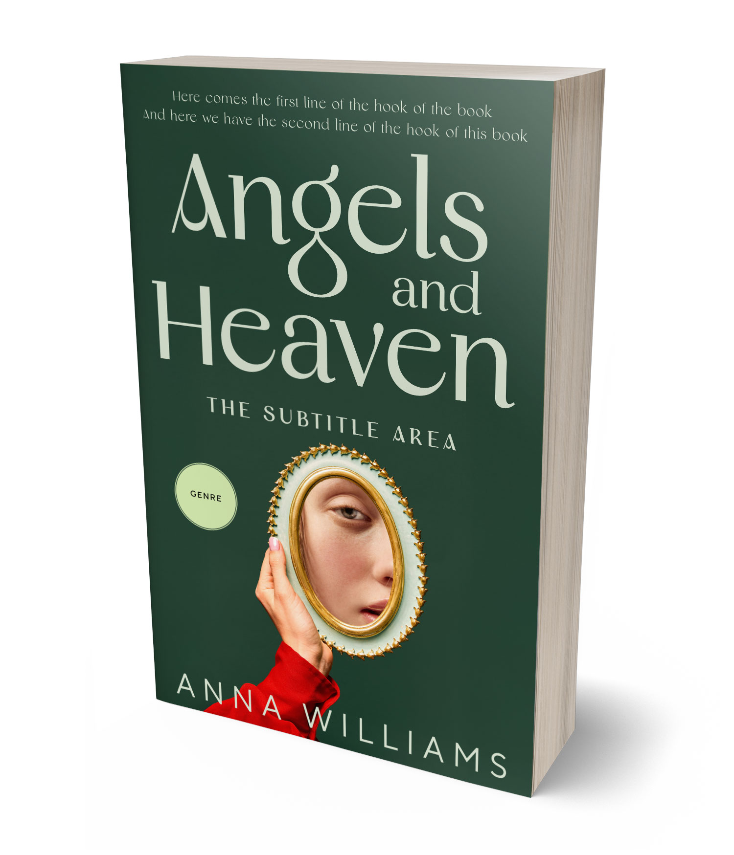 3D view of Premade Surreal Book Cover - Everglade #17812 | BookCoverZone*