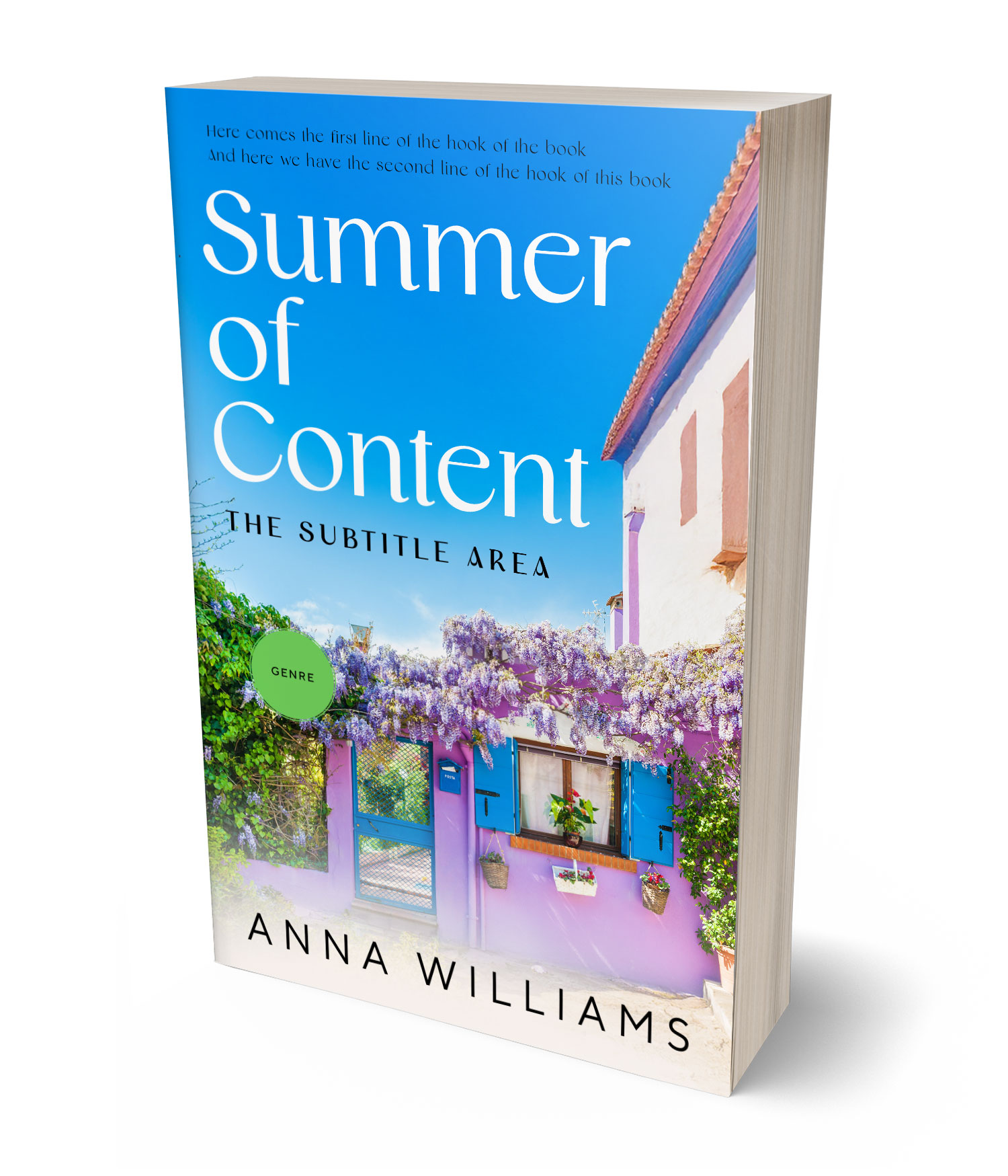 3D view of Custom & Premade Travel Book Cover - Lola #17818 | BookCoverZone*