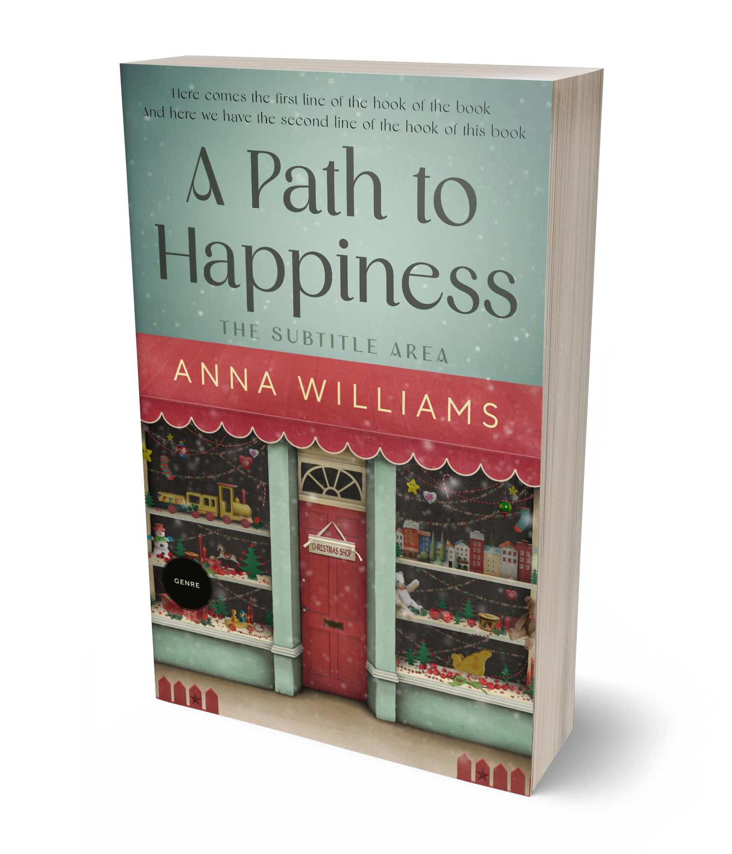 3D view of Custom & Premade Children's Book Cover - Lemon Grass #17820 | BookCoverZone*