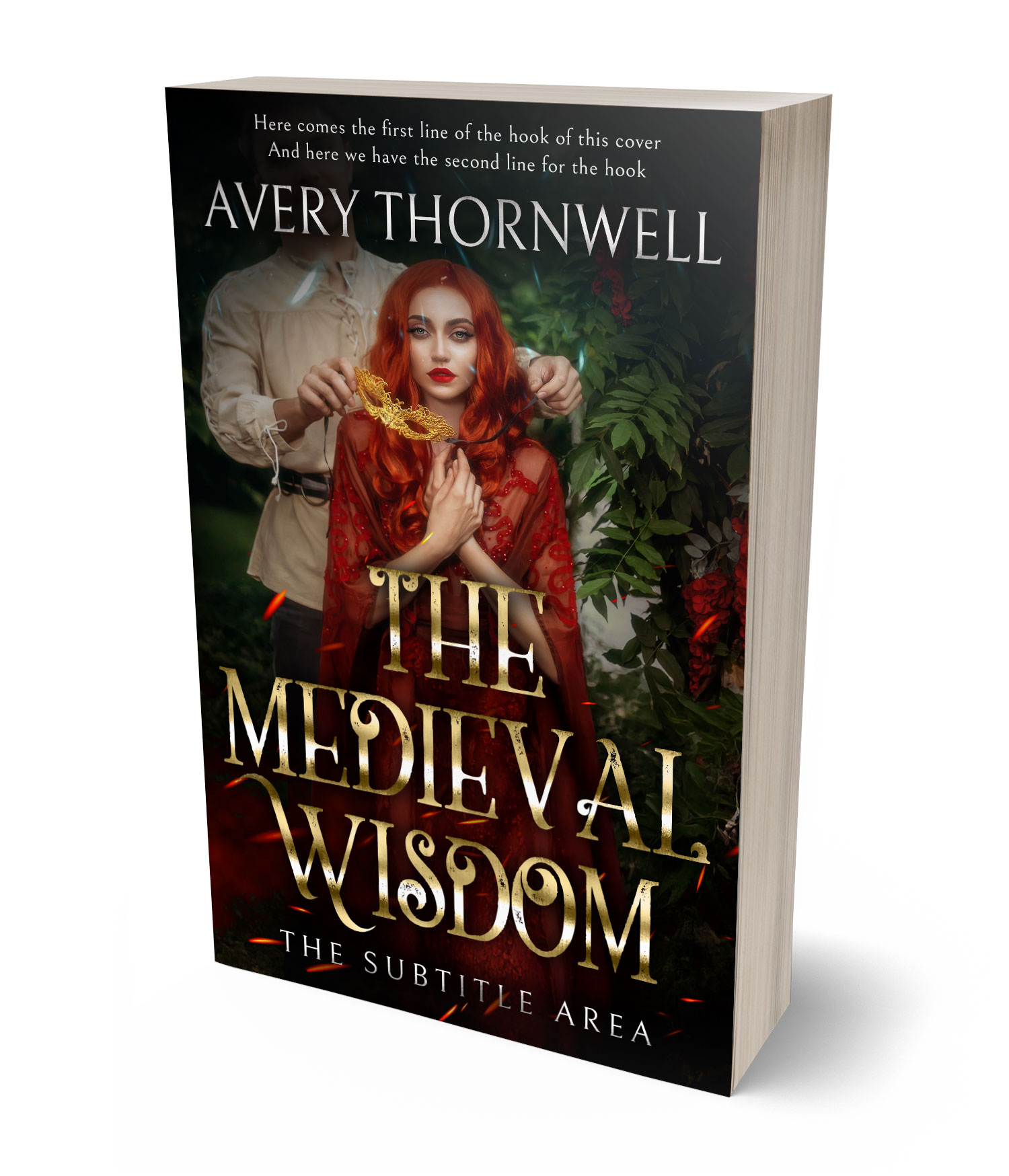 3D view of Premade  Book Cover - Eternity #17836 | BookCoverZone*