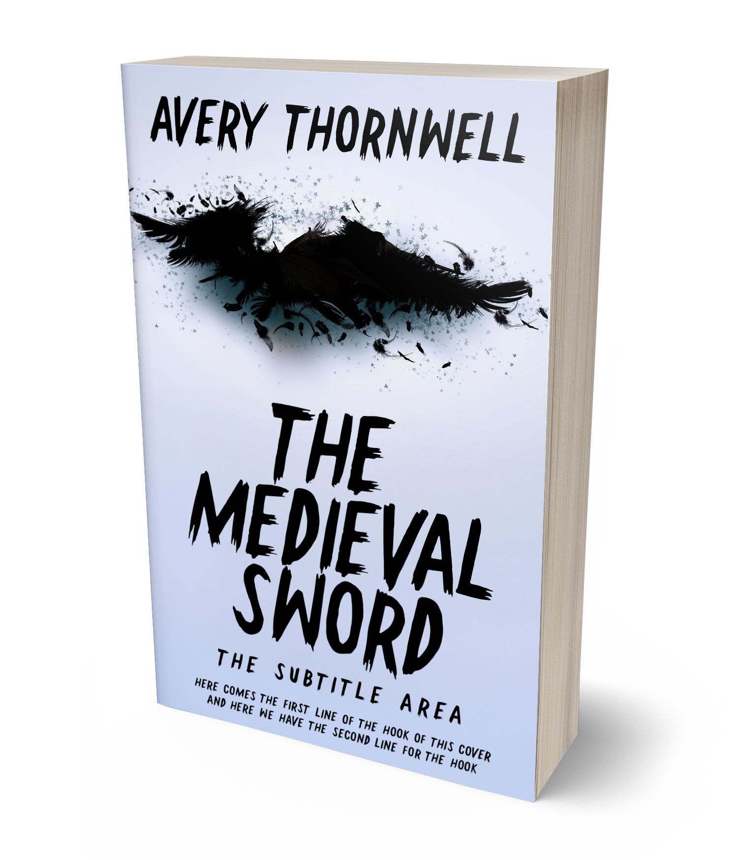 3D view of Premade  Book Cover - Link Water #17839 | BookCoverZone*