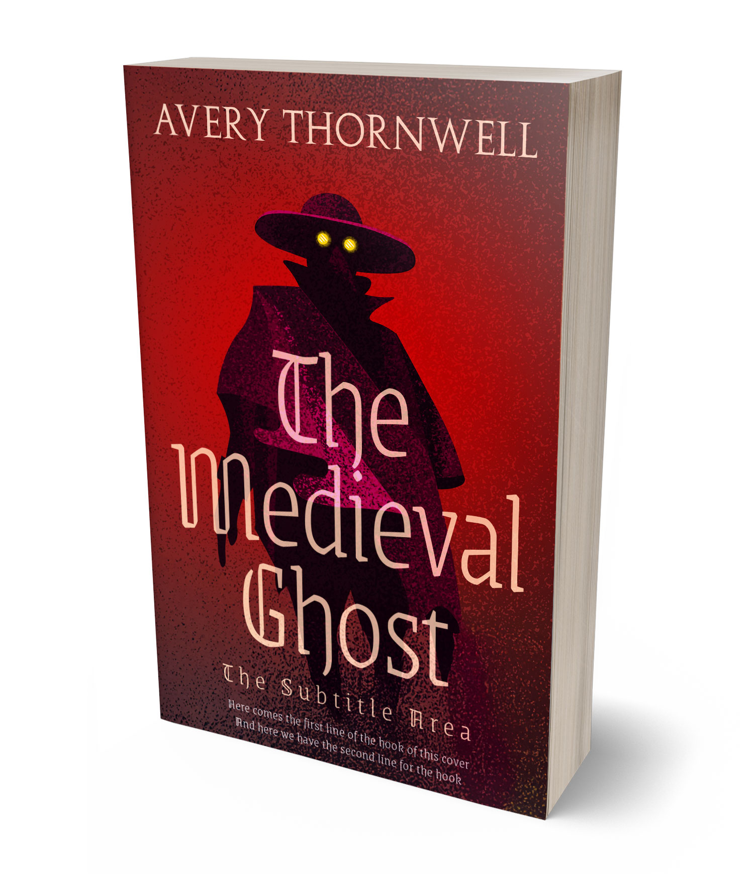 3D view of Premade  Book Cover - Moccaccino #17851 | BookCoverZone*