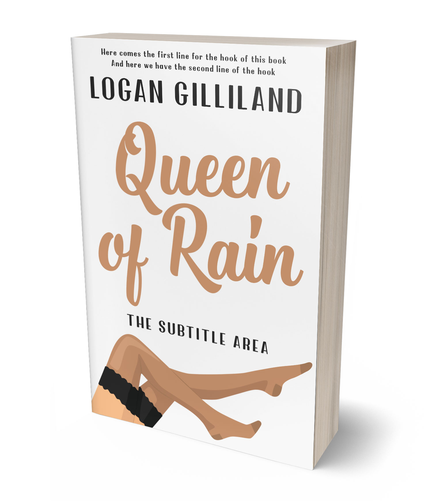 3D view of Premade Erotica Book Cover - Spring Wood #17869 | BookCoverZone*